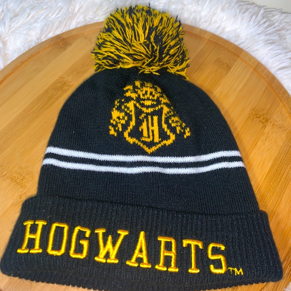 Harry Potter Hogwarts Toque Winter Hat Ski Knit Youth Embroidered